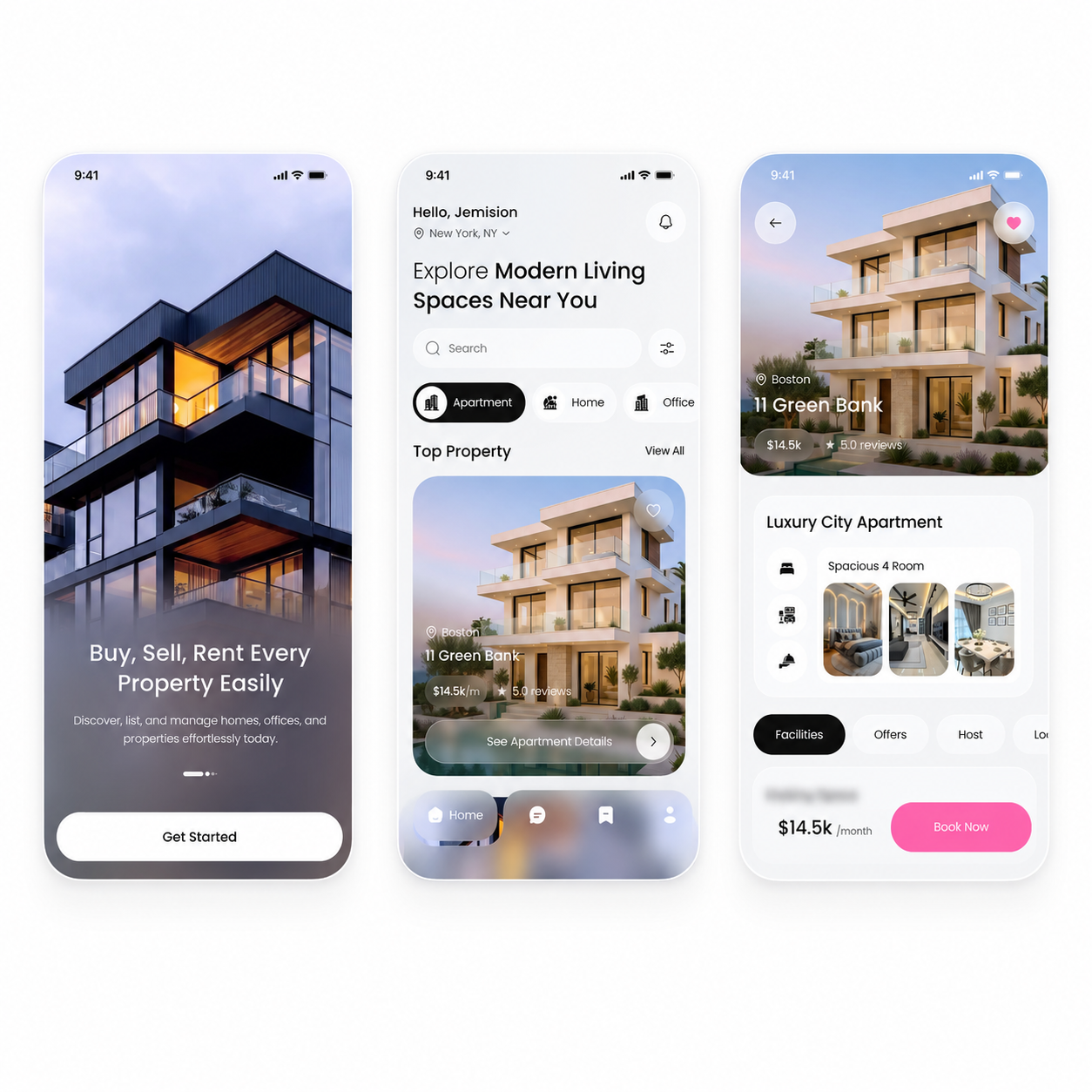 Application iOS immobilière