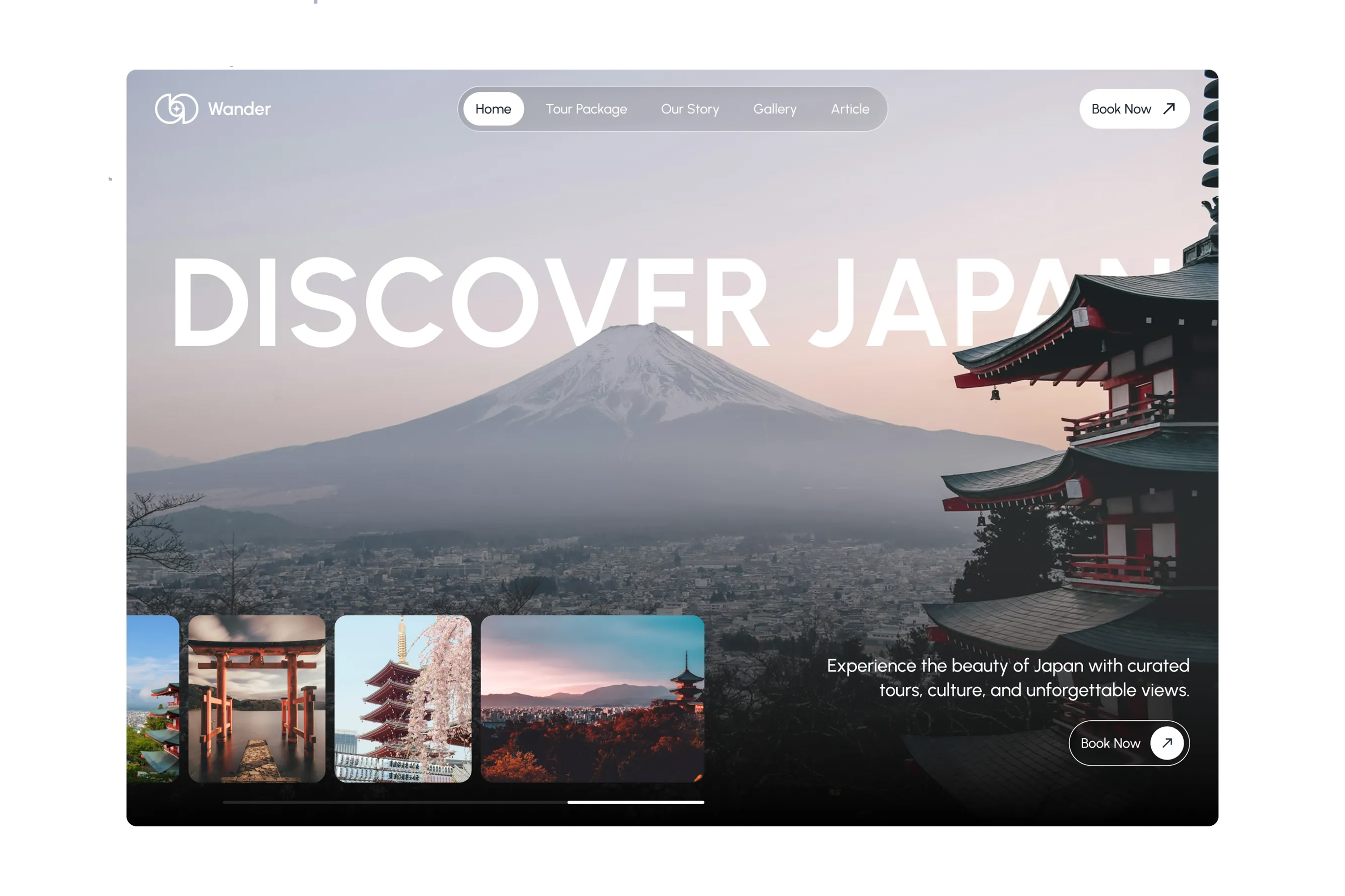 Site de voyage, découverte du Japon